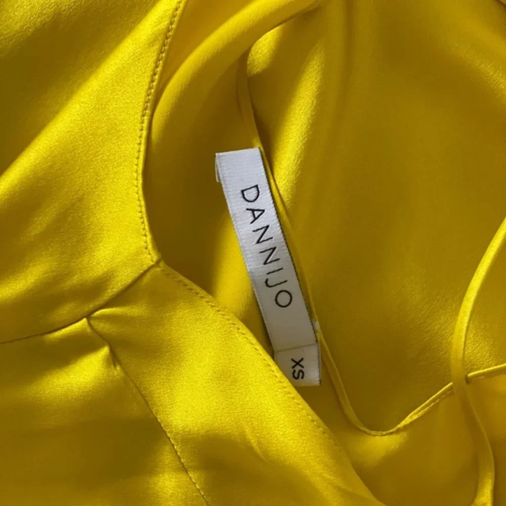 Price firm: Dannijo 100% Silk Daffodil Midi Slip Dress Size XS - Picture 6 of 12